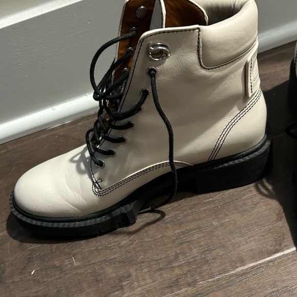 COACH Women's Lorimer Combat Boots - Picture 9 of 10